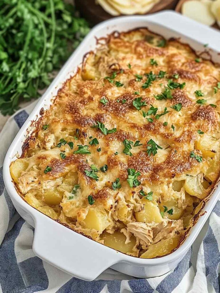 chicken and potatoes casserole