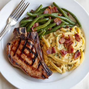 Glazed Ham Steak with Brown Sugar Glaze