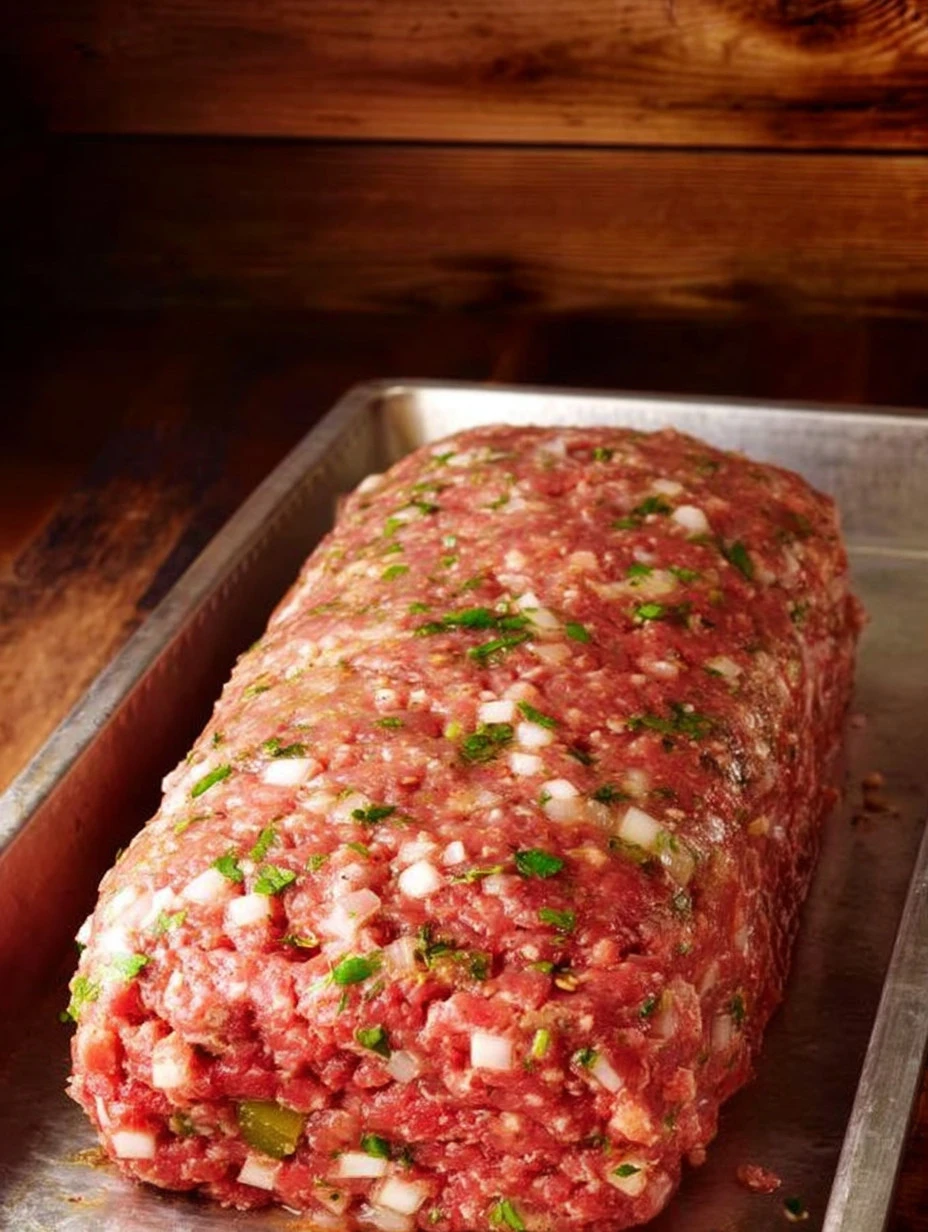 Delicious Italian meatloaf garnished with fresh herbs and served on a plate
