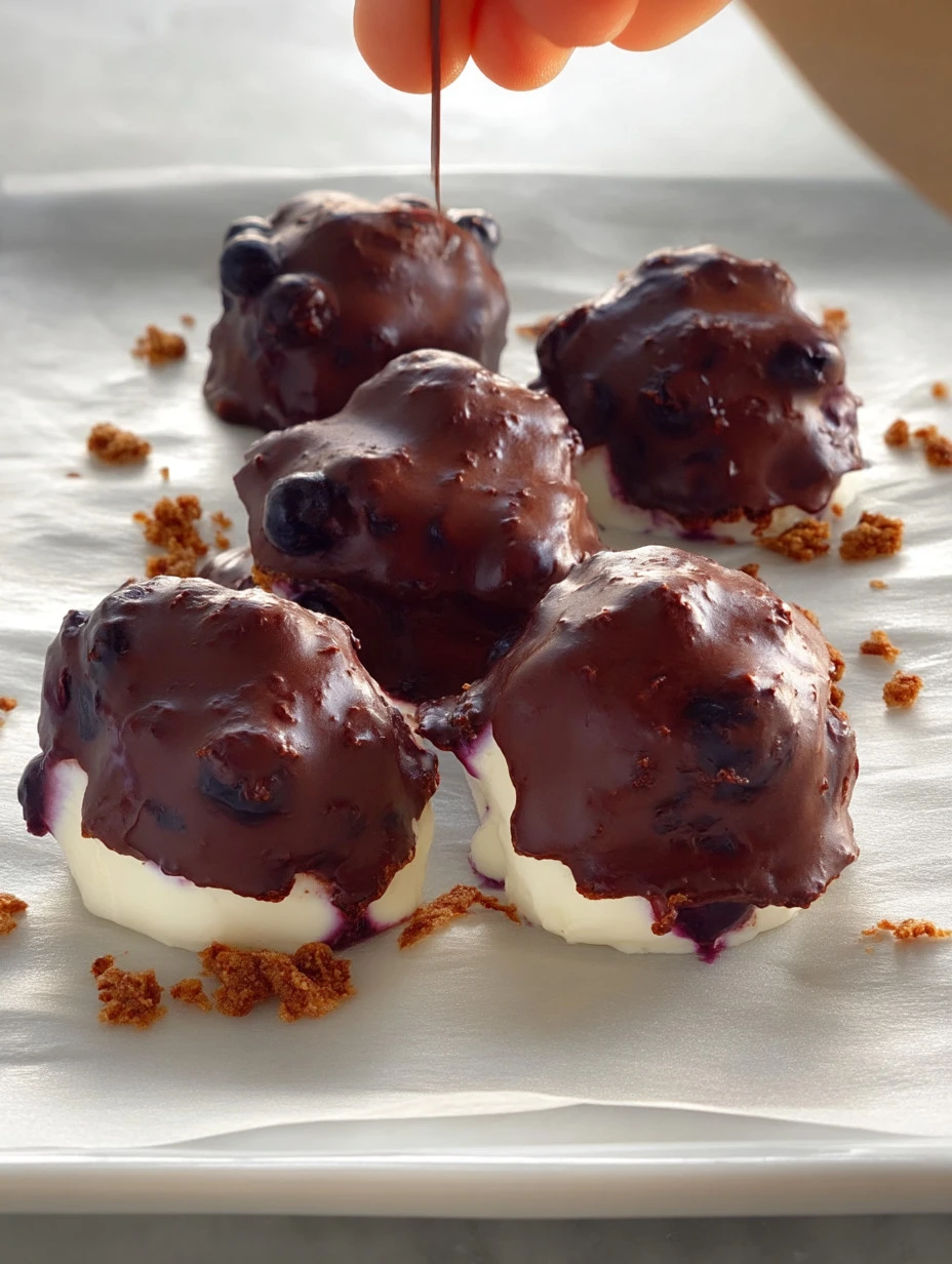 Delicious blueberry yogurt clusters for a healthy snack option
