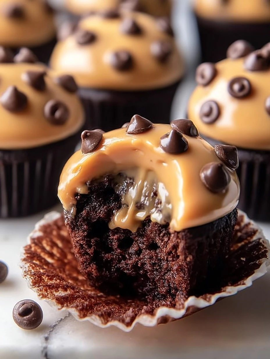 Delicious homemade brownie bombs ready to be enjoyed