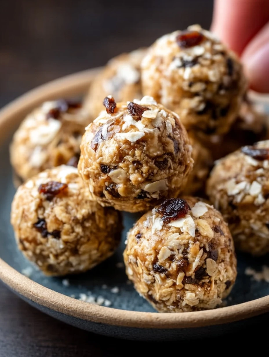 Healthy oatmeal energy balls recipe for nutritious snacking