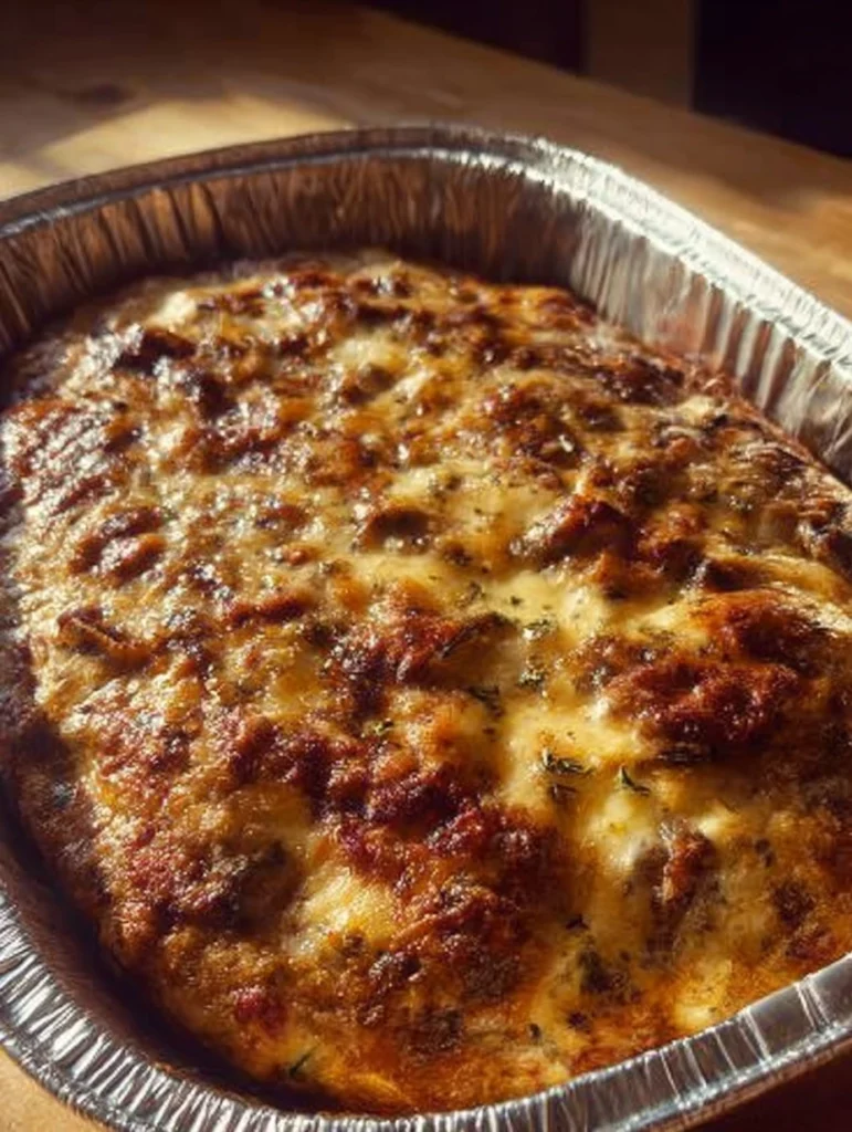 Outback Steakhouse Alice Springs Chicken dish with grilled chicken, mushrooms, and cheese.