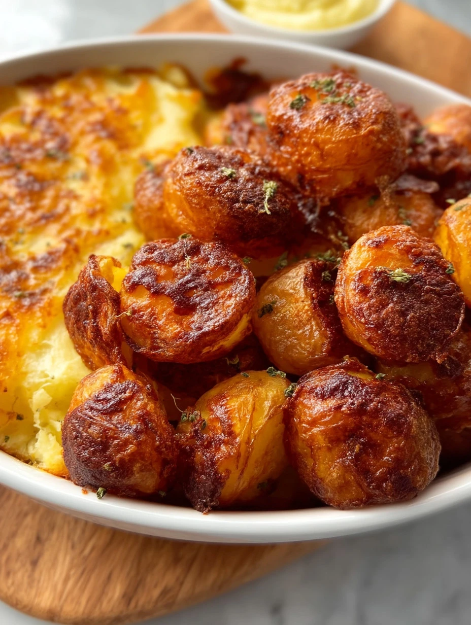 Deliciously crispy oven fried potatoes served on a plate