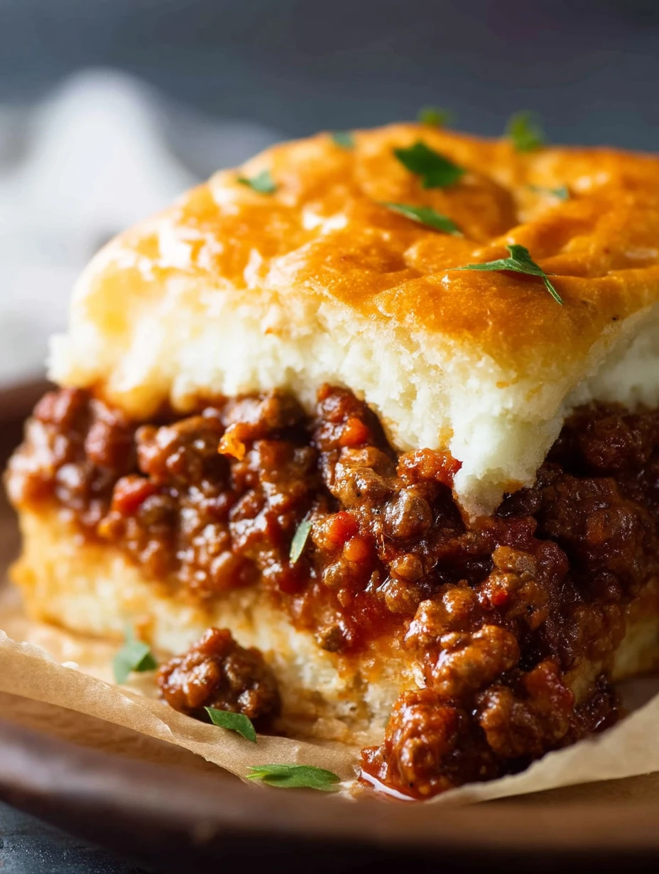 Homemade Sloppy Joes served on a bun with delicious beef filling