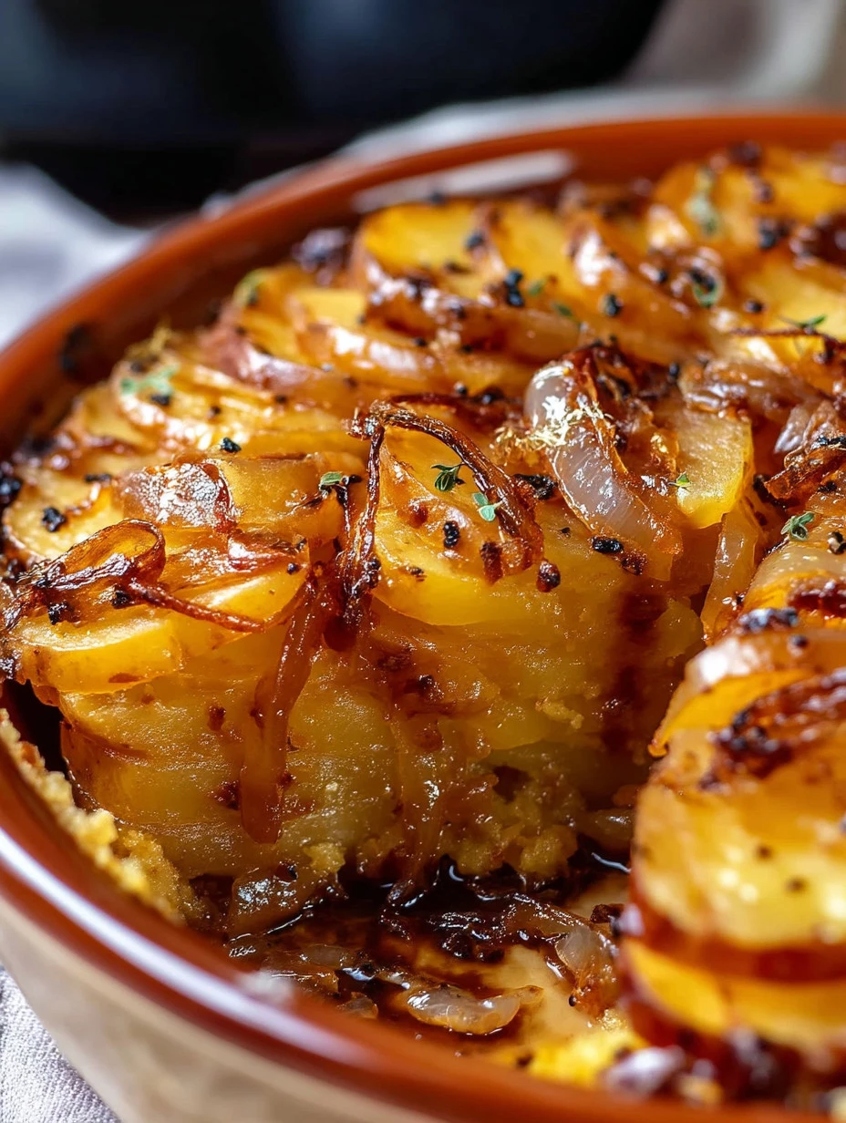 Delicious Slow Cooker Lipton Onion Potatoes recipe served in a bowl