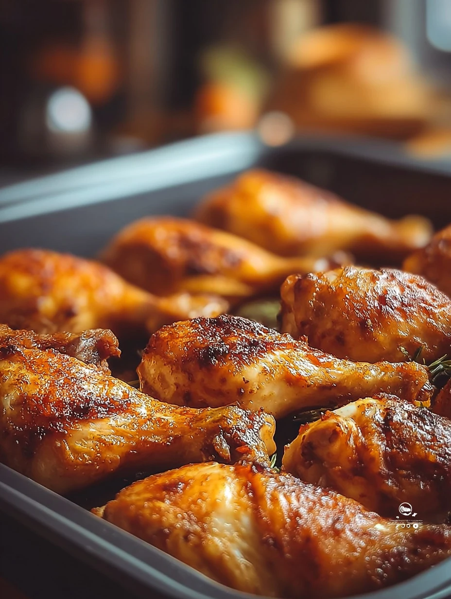Plate of crispy Southern fried chicken served with sides