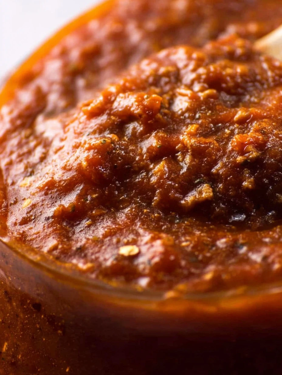 Homemade taco sauce in a bowl with fresh ingredients