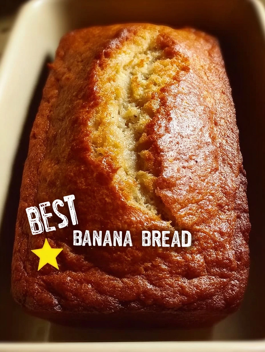 Sliced moist banana bread on a wooden board with ripe bananas beside it.