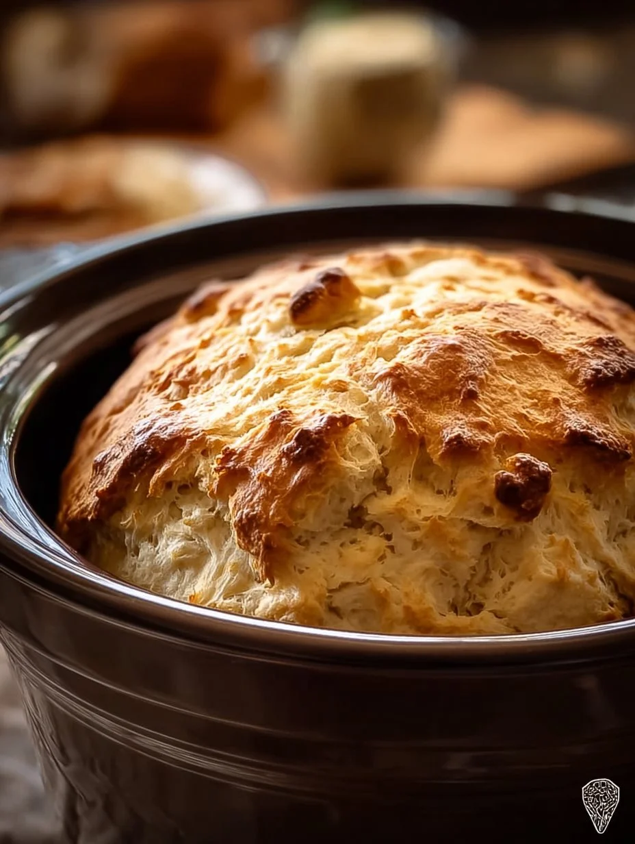 Delicious slow cooker beer bread made with just two ingredients