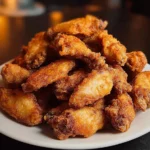 Delicious air fryer crispy chicken wings recipe served hot and crispy