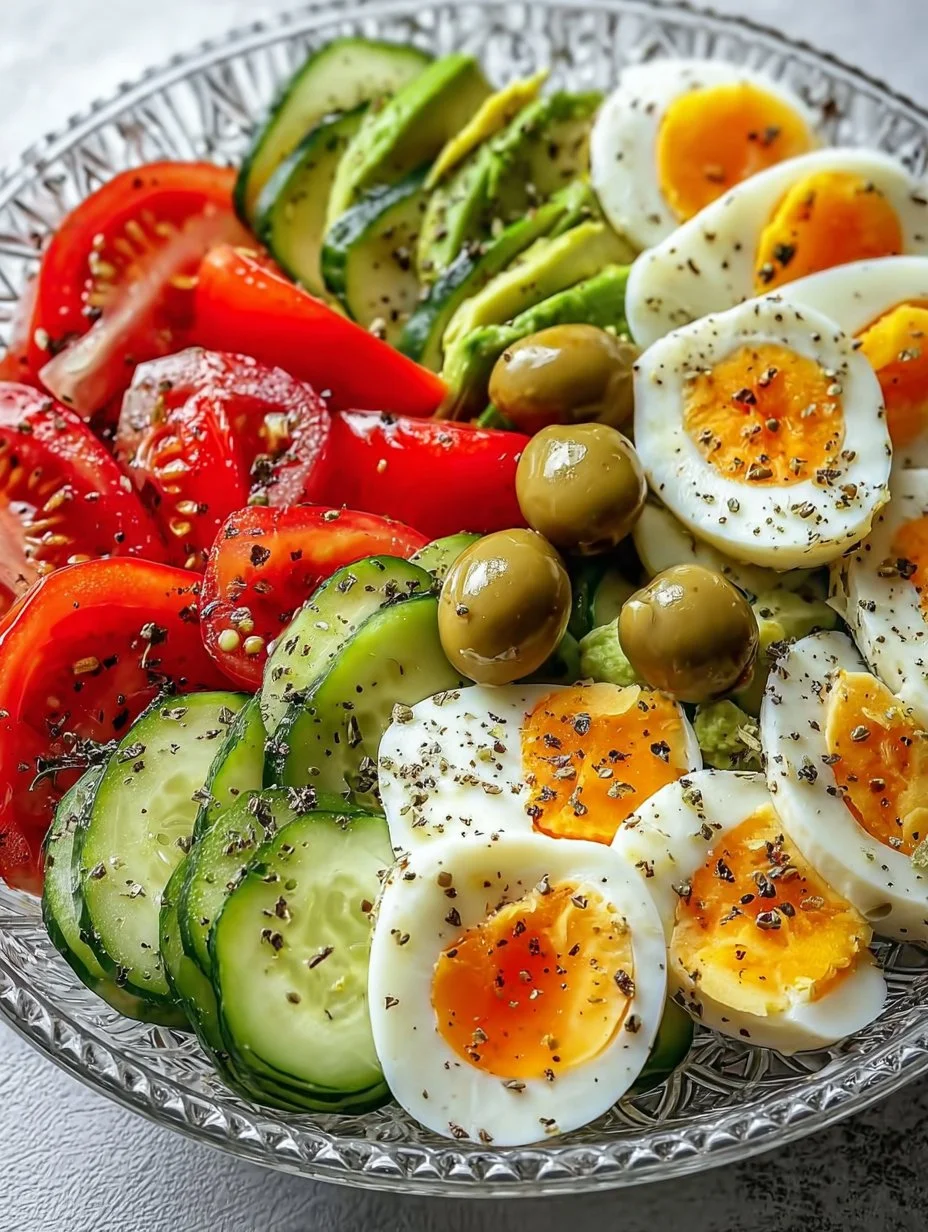 Delicious Avocado Egg Power Plate with fresh ingredients and vibrant colors.
