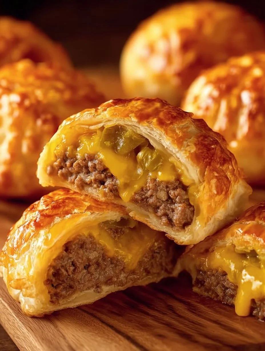 Delicious Big Mac Cheeseburger Bombs filled with classic flavors