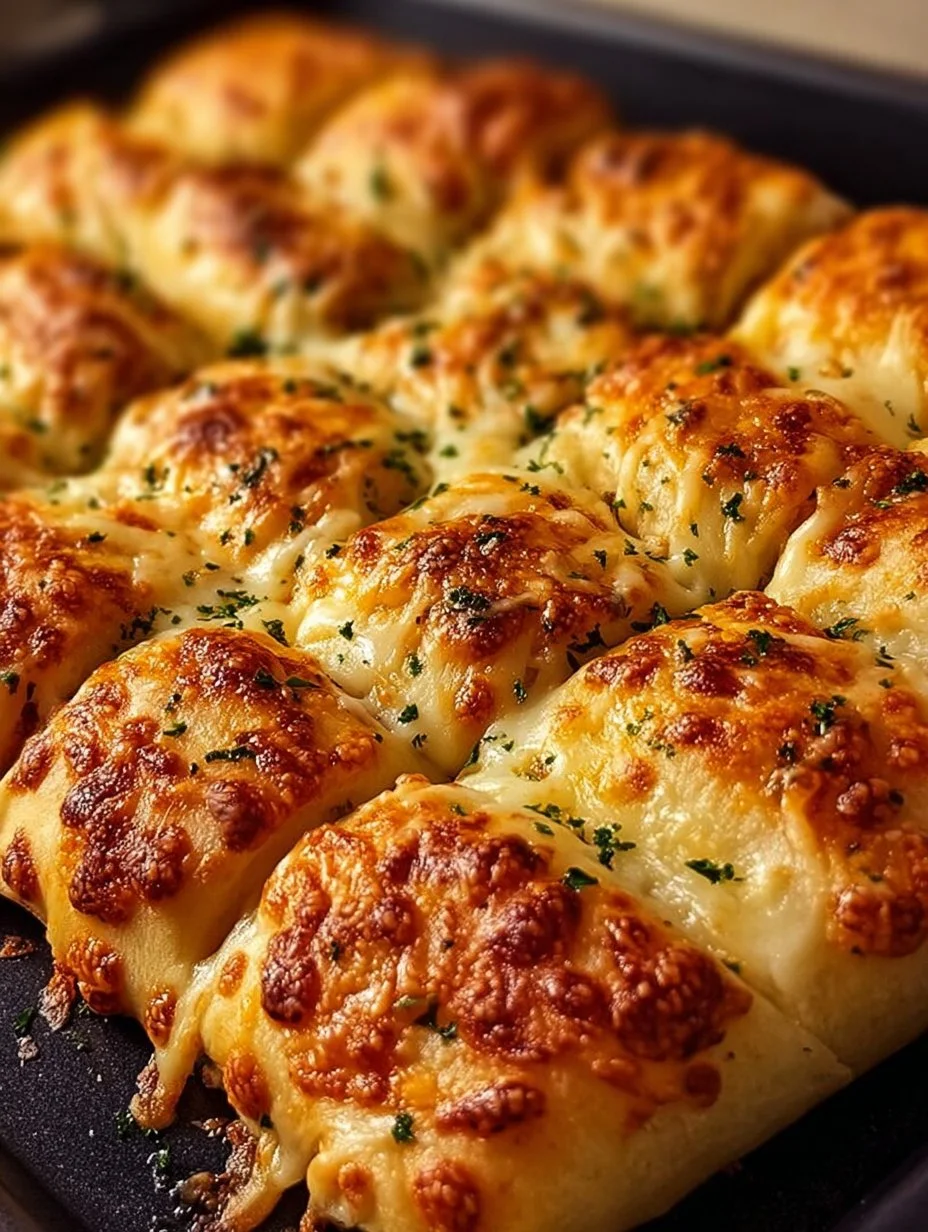 Homemade Copycat Pizza Hut Breadsticks on a wooden table