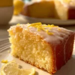 Delicious easy lemon cake bursting with citrus flavor