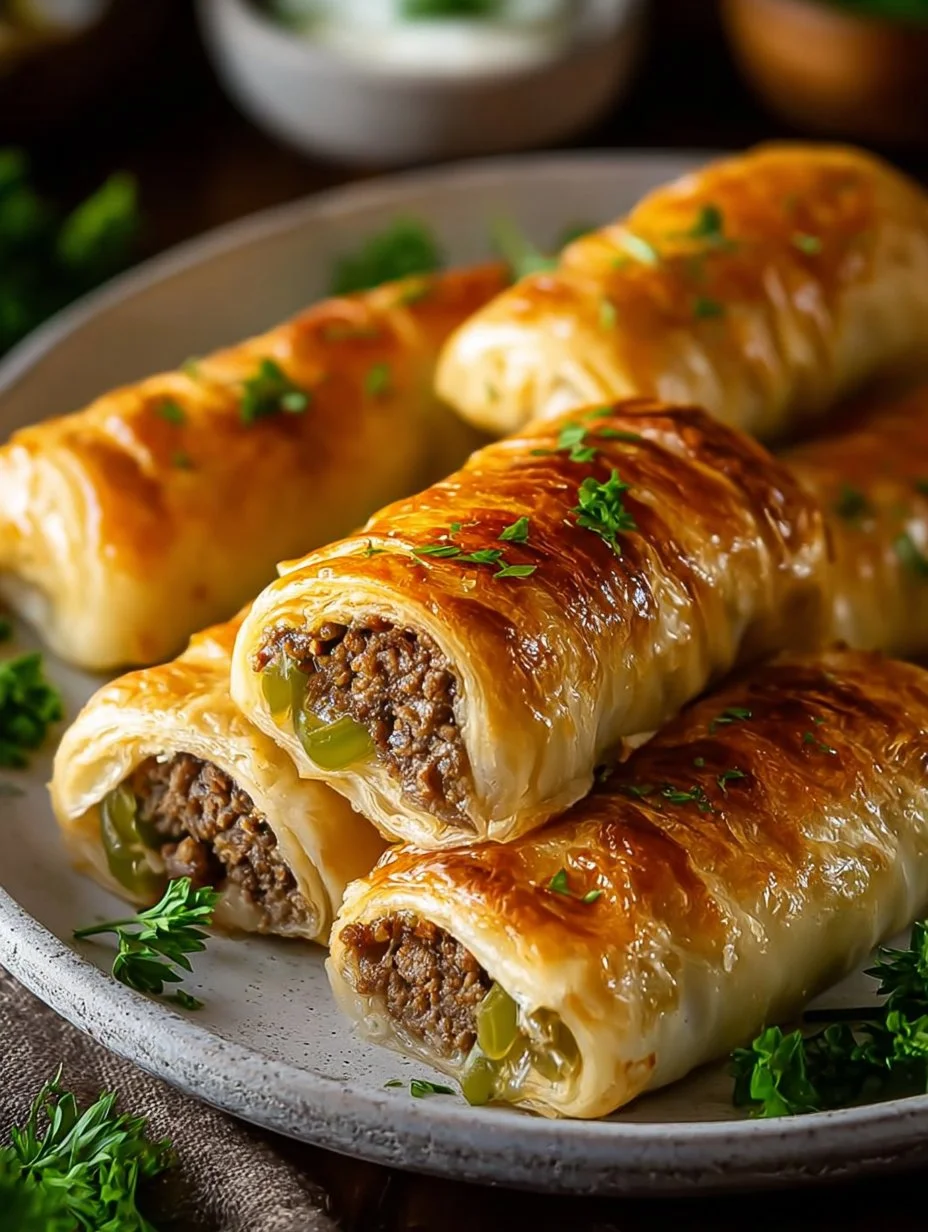 Keto Philly Cheesesteak Roll-Ups made with tender beef and cheese wrapped in low-carb ingredients