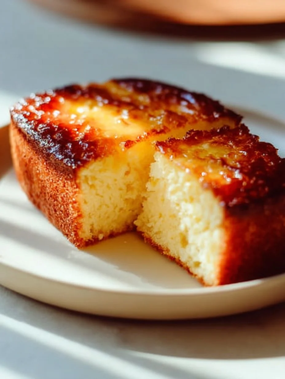 Delicious Lemon Yogurt Cake made without white flour on a white plate