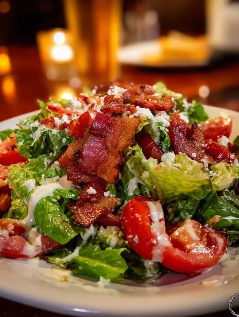 Lexingtonian House Salad with fresh greens and vegetables