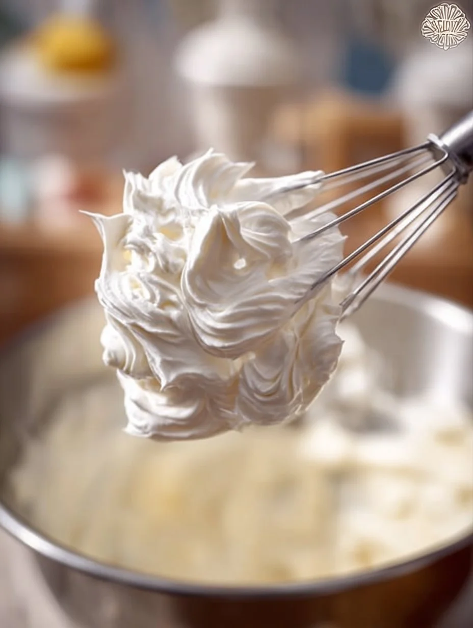 Homemade Old-School Ermine Frosting on a layered cake.