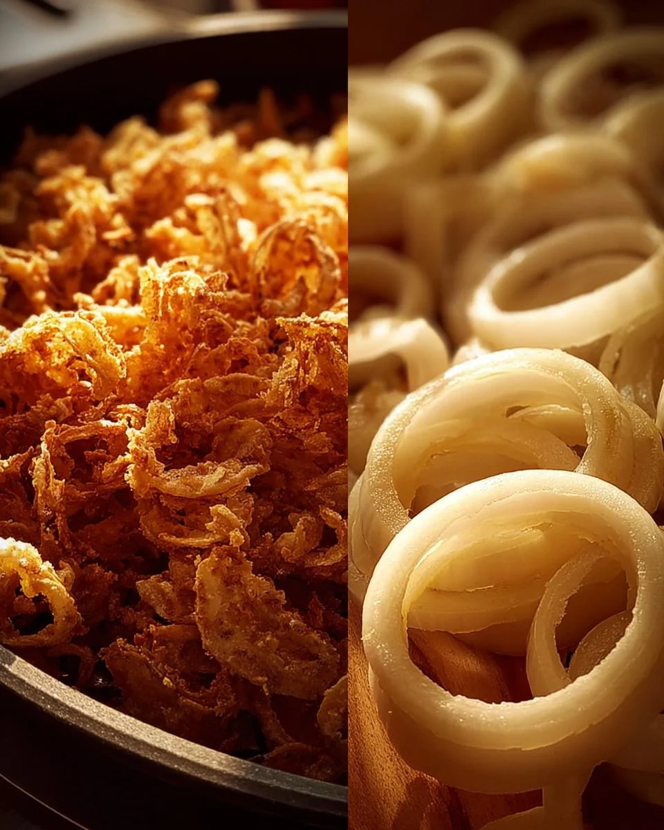 Air Fryer Crispy Fried Onions served as a topping for various dishes
