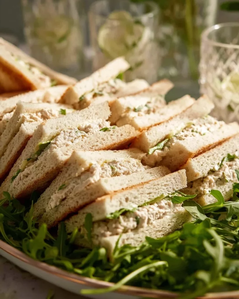 Delicious chicken sandwiches garnished with fresh ingredients