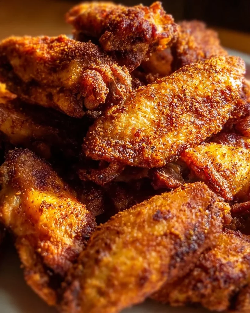 Crispy baked chicken wings in a bowl ready to be served