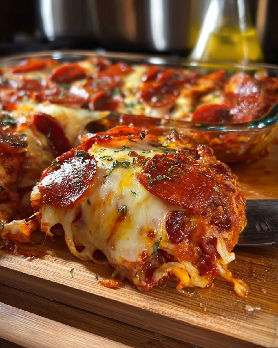 Four-meat lasagna rolls served on a plate with herbs and cheese on top.