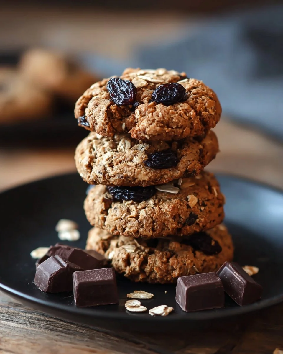 A plate of delicious healthy cookies without sugar, perfect for guilt-free snacking.