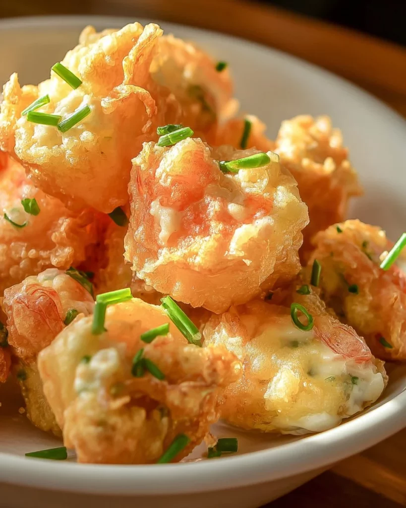 Delicious shrimp and cream cheese wontons served with dipping sauce