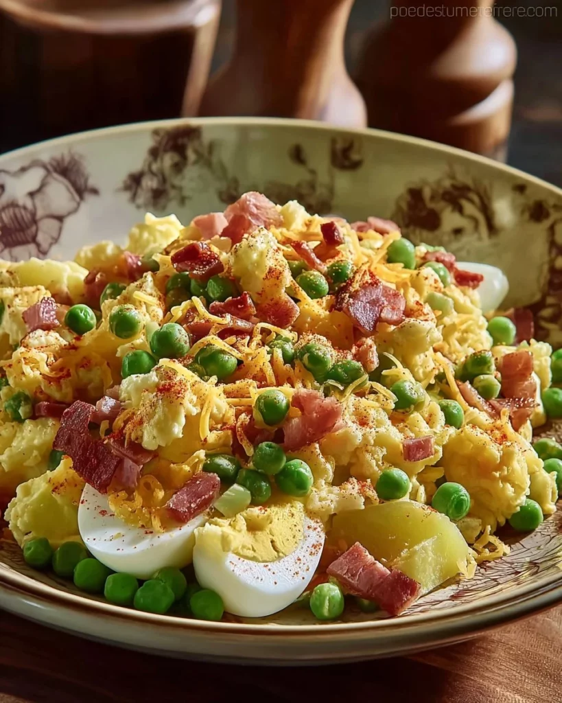 Delicious Southern Pea Salad Classic with vibrant colors and fresh ingredients.