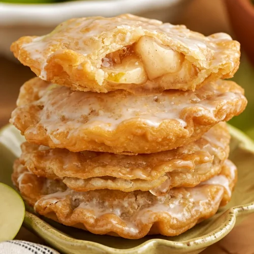 Delicious deep fried apple hand pies with crispy crust and apple filling